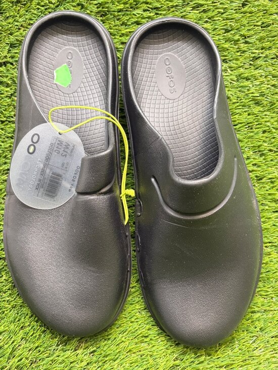 OOFOS OOcloog Clog Mens Size 10 Black Beach Outdoor Slip On Recovery Sandals main image 6